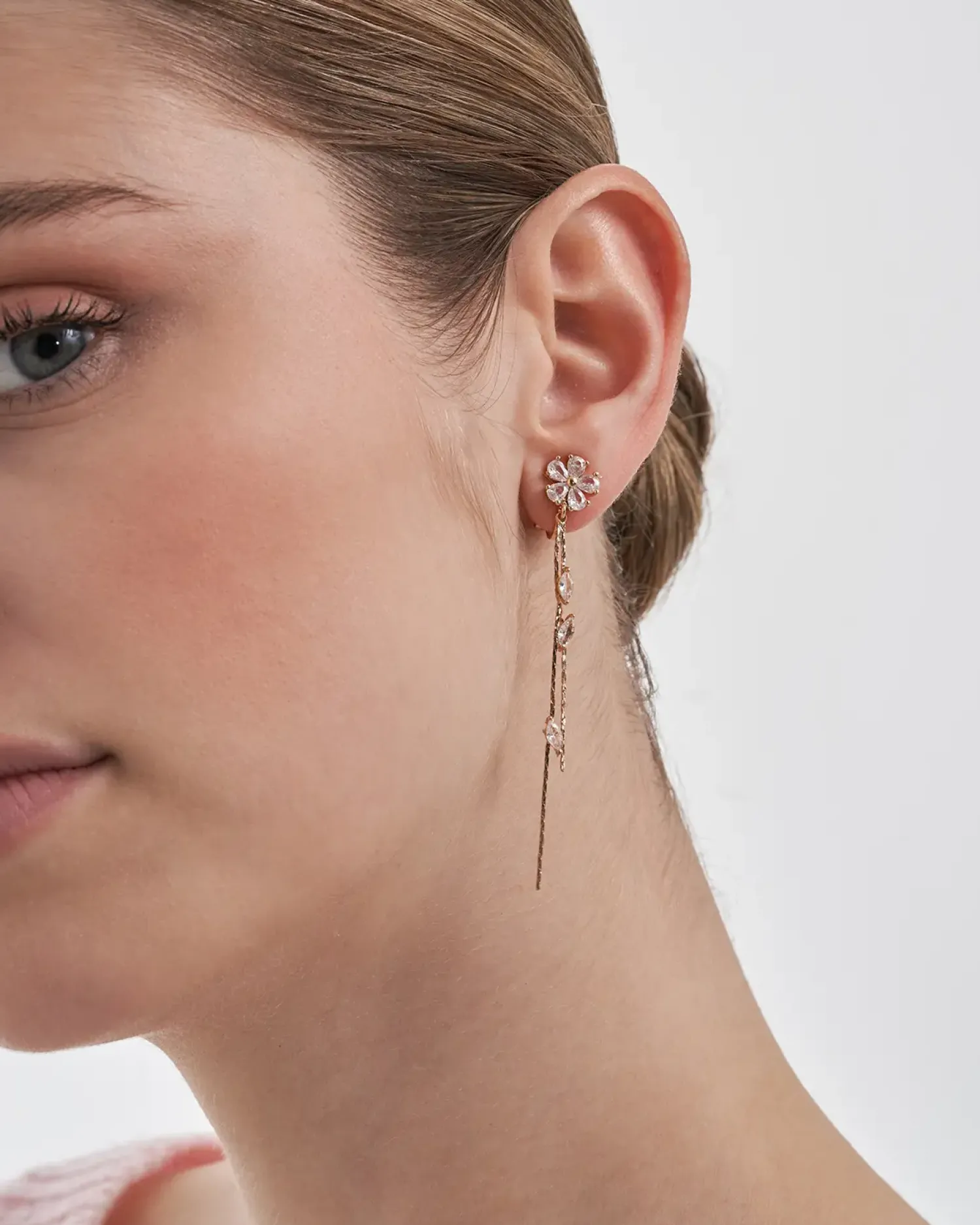 Sale Bijou Brigitte Orecchini a clip - Fiore gemello