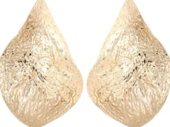 Clearance Bijou Brigitte Orecchini a clip - Golden Leaf