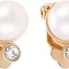Outlet Bijou Brigitte Orecchini a clip - Golden Pearl