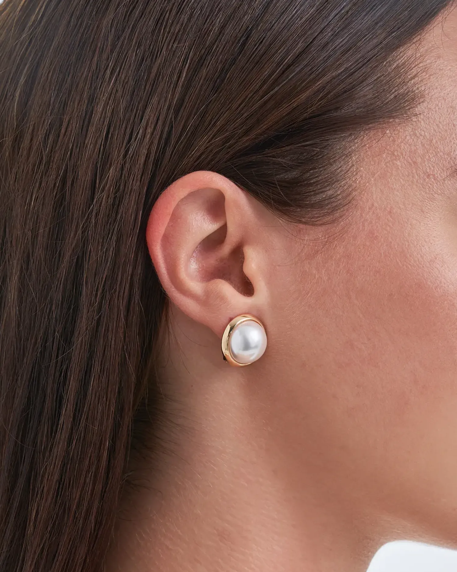 Outlet Bijou Brigitte Orecchini a clip - Golden Pearl Duo