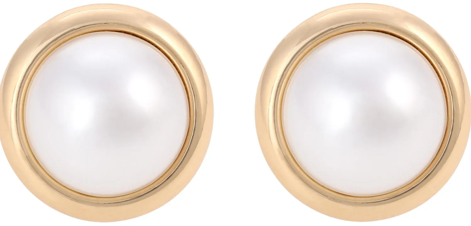 Outlet Bijou Brigitte Orecchini a clip - Golden Pearl Duo