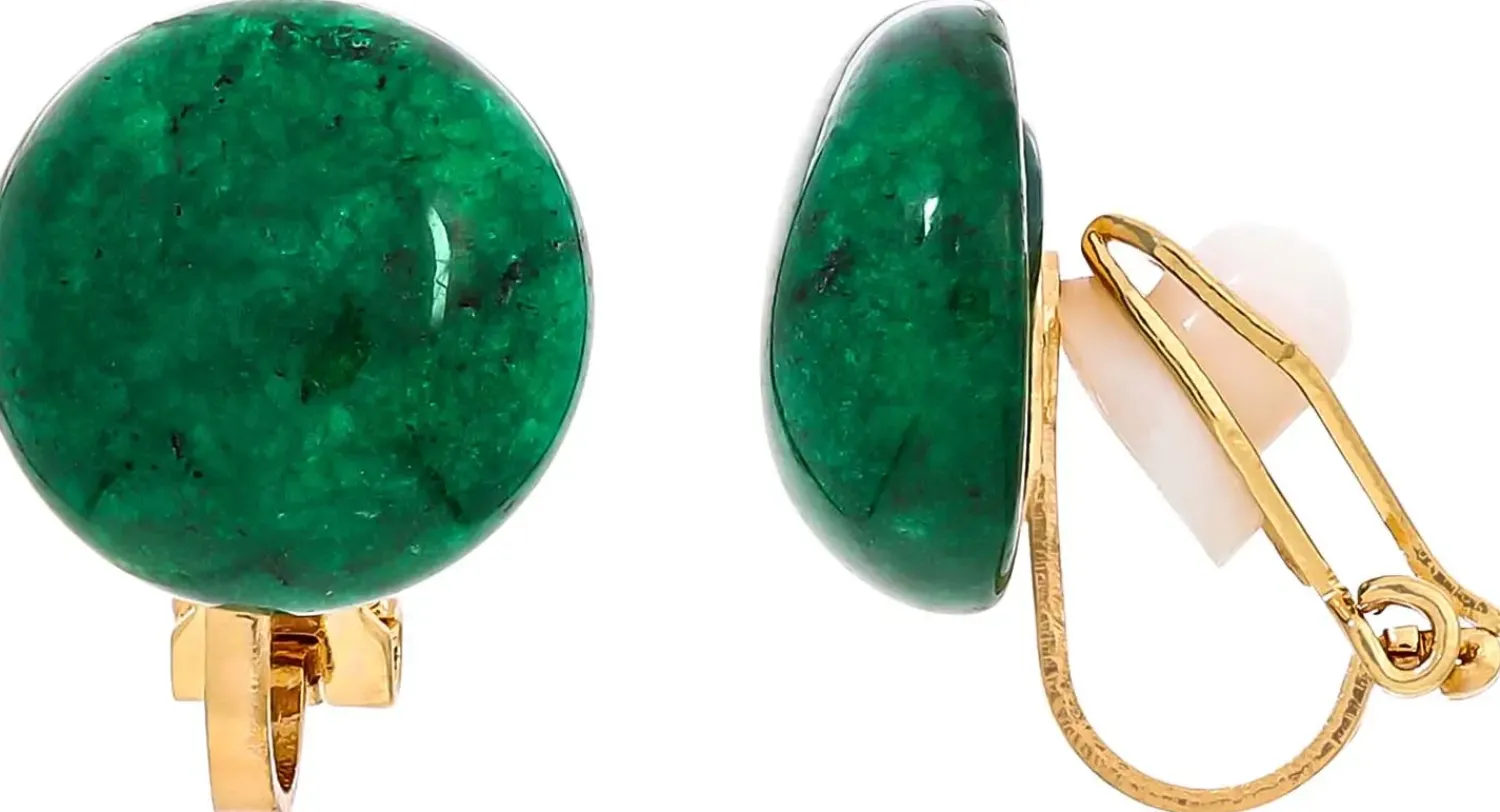 Online Bijou Brigitte Orecchini a clip - Moss Agate