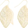 Hot Bijou Brigitte Orecchini a pendente - Golden Leaves