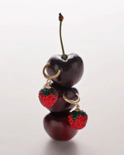 Bijou Brigitte Orecchini a pendente - Lovely Strawberry