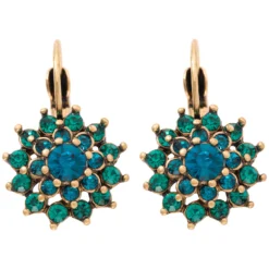 Hot Bijou Brigitte Orecchini a pendente - Ocean Blue Spikes