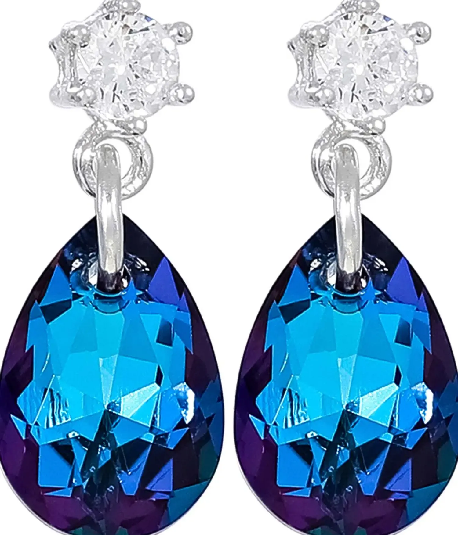Hot Bijou Brigitte Orecchini a perno - Aqua Glow