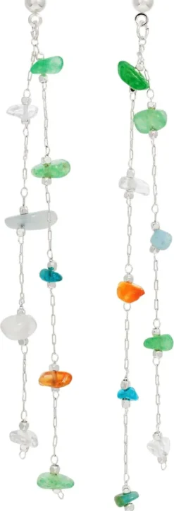 Online Bijou Brigitte Orecchini a perno - Aventurine Shine