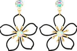 Bijou Brigitte Orecchini a perno - Black Bloom