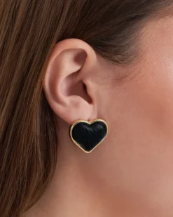 New Bijou Brigitte Orecchini a perno - Black Hearts