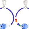 New Bijou Brigitte Orecchini a perno - Blue Bay