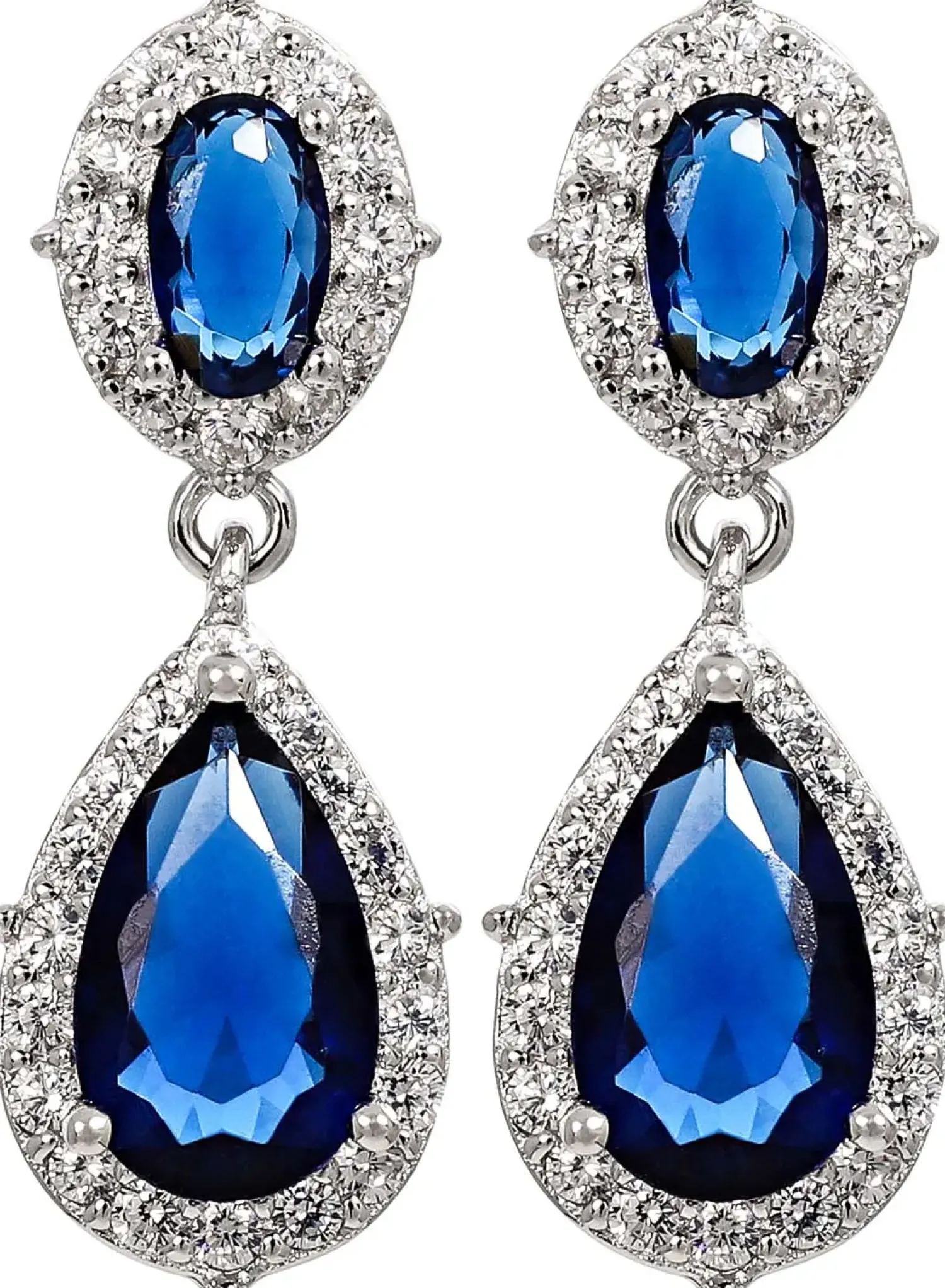 Best Bijou Brigitte Orecchini a perno - Blue Brilliance