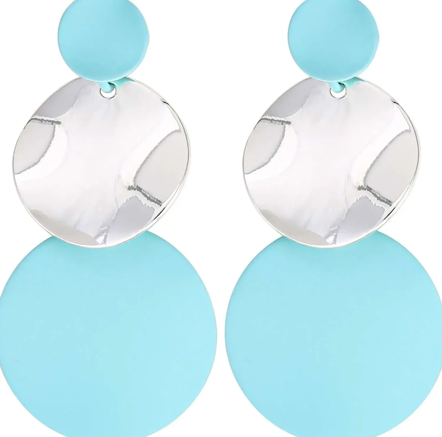 Hot Bijou Brigitte Orecchini a perno - Blue Circles