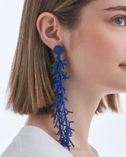 Discount Bijou Brigitte Orecchini a perno - Blue Corals