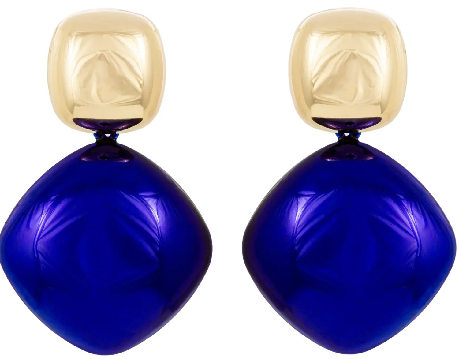 Discount Bijou Brigitte Orecchini a perno - Blue Shimmer