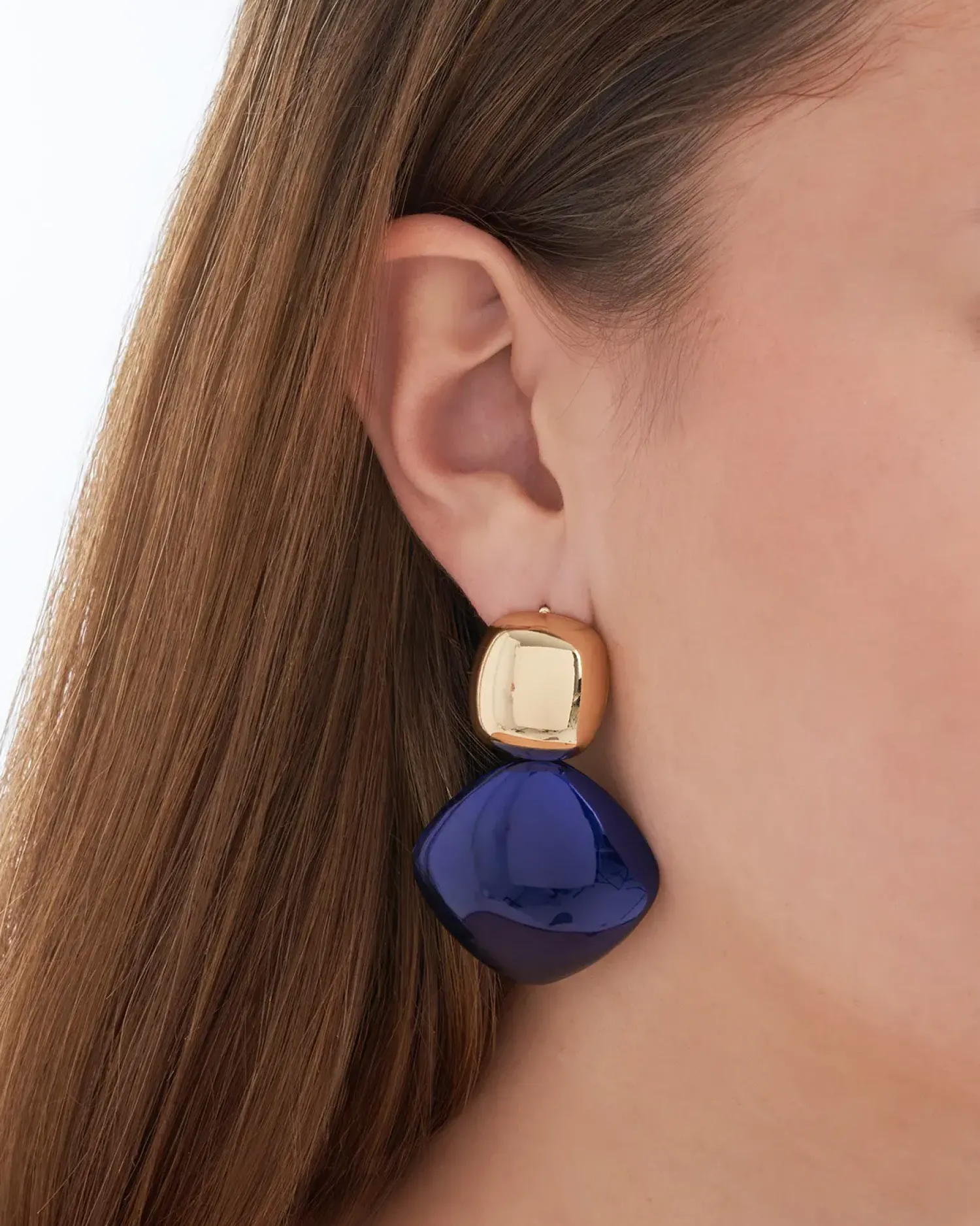 Discount Bijou Brigitte Orecchini a perno - Blue Shimmer