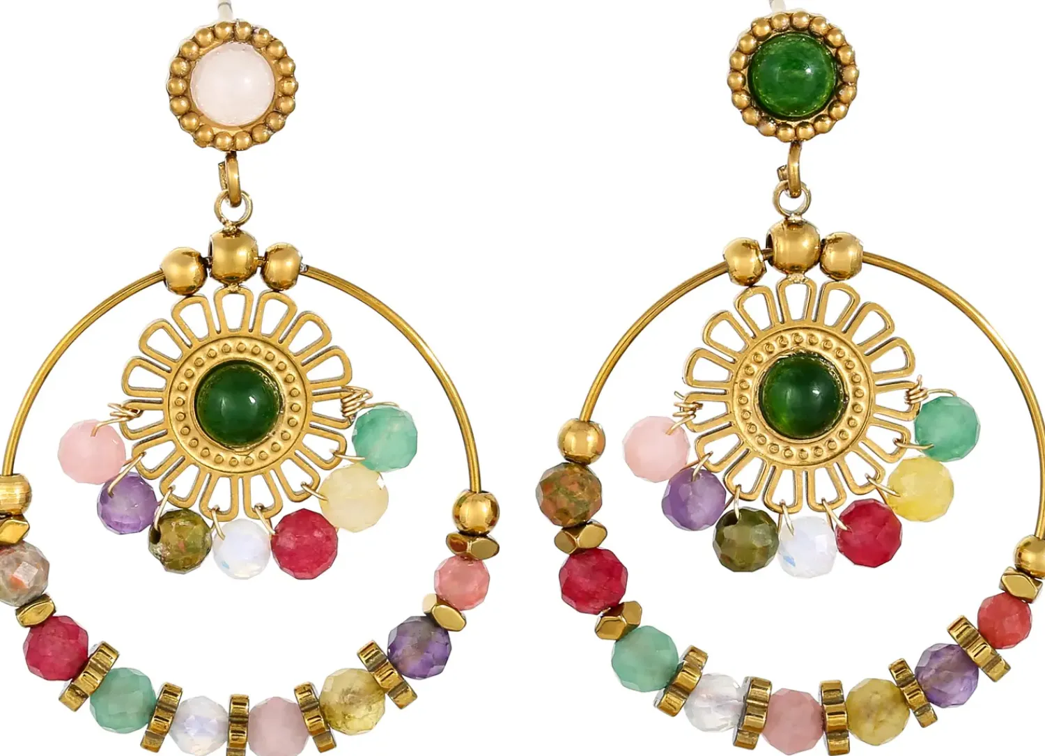 Sale Bijou Brigitte Orecchini a perno - Boho Amethyst