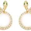 Bijou Brigitte Orecchini a perno - Brass Shine