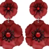 Best Bijou Brigitte Orecchini a perno - Burgundy Rose