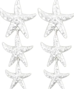 Hot Bijou Brigitte Orecchini a perno - Chrome Stars