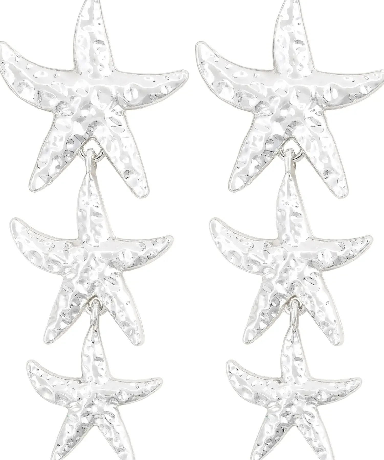 Hot Bijou Brigitte Orecchini a perno - Chrome Stars