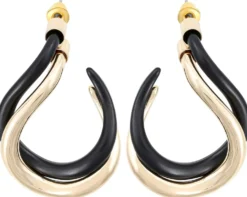 Sale Bijou Brigitte Orecchini a perno - Chunky Black