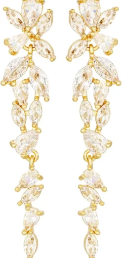 Clearance Bijou Brigitte Orecchini a perno - Crystal Blossom