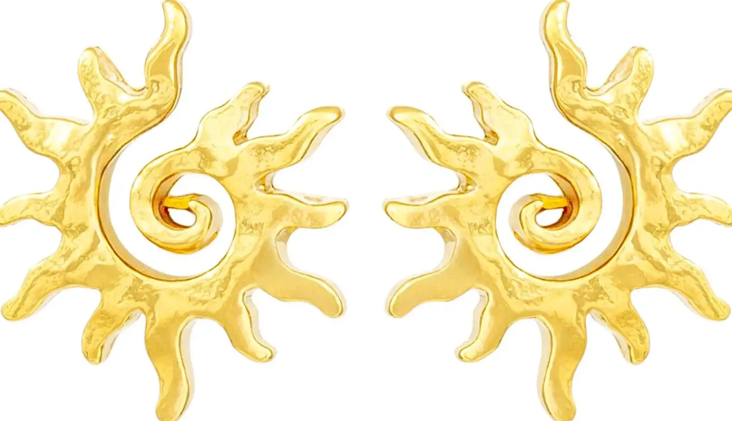Discount Bijou Brigitte Orecchini a perno - Curled Sun