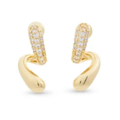Sale Bijou Brigitte Orecchini a perno - Curved Sparkle