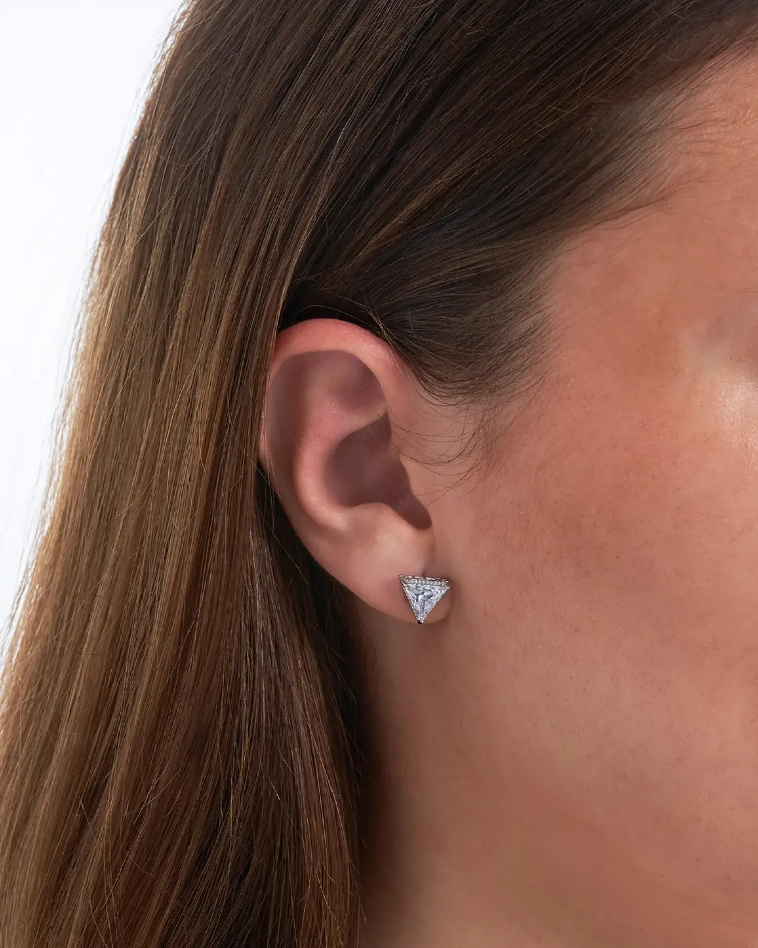 Sale Bijou Brigitte Orecchini a perno da uomo - Sparkling Triangle