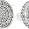 Clearance Bijou Brigitte Orecchini a perno da uomo - Zirconia Circle