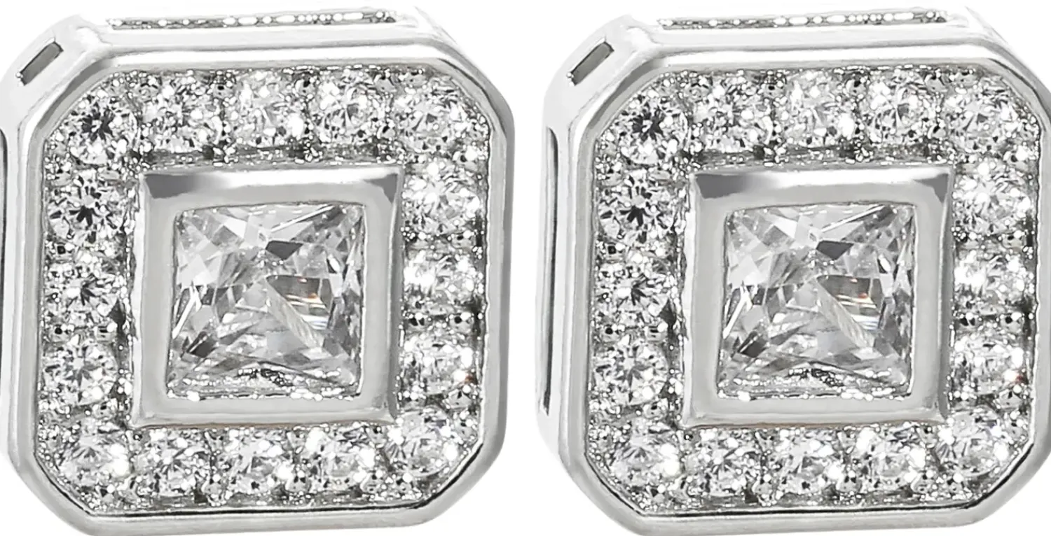 Online Bijou Brigitte Orecchini a perno da uomo - Zirconia Shapes