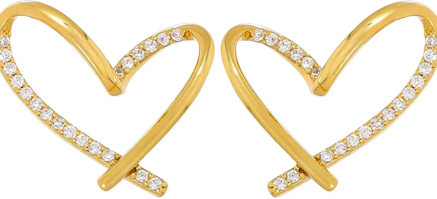 Best Bijou Brigitte Orecchini a perno - Extraordinary Hearts