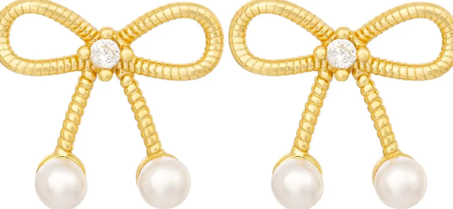 Sale Bijou Brigitte Orecchini a perno - Fine Bow
