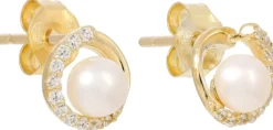 Sale Bijou Brigitte Orecchini a perno - Flattering Pearls