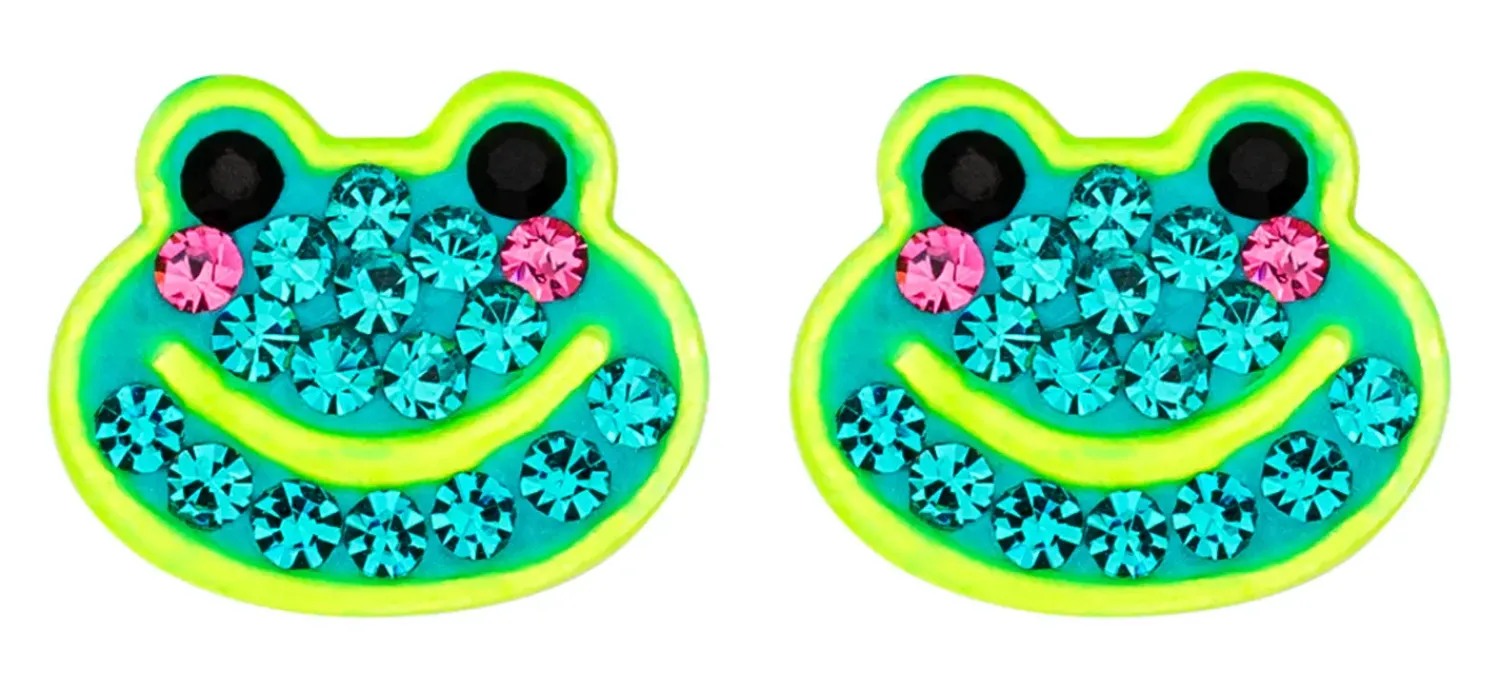 New Bijou Brigitte Orecchini a perno - Glitter Frog
