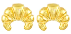 Bijou Brigitte Orecchini a perno - Golden Croissant