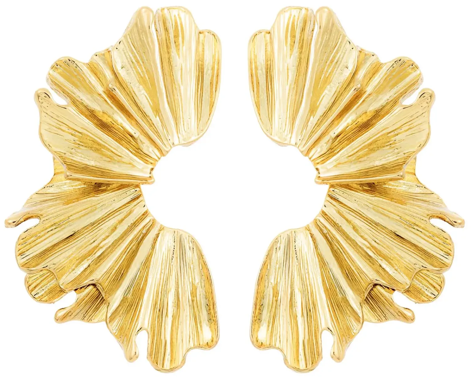 Best Bijou Brigitte Orecchini a perno - Golden Fan