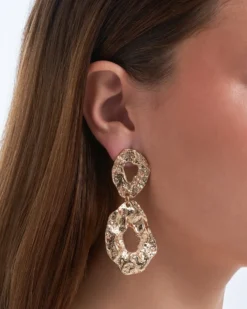 Outlet Bijou Brigitte Orecchini a perno - Golden Fluid