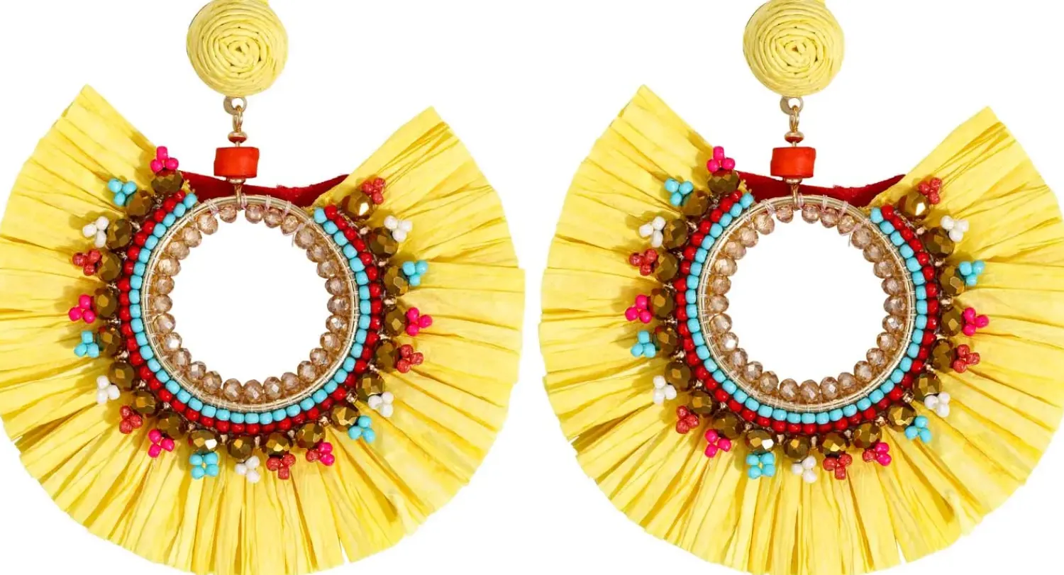 Hot Bijou Brigitte Orecchini a perno - Golden Sunshine
