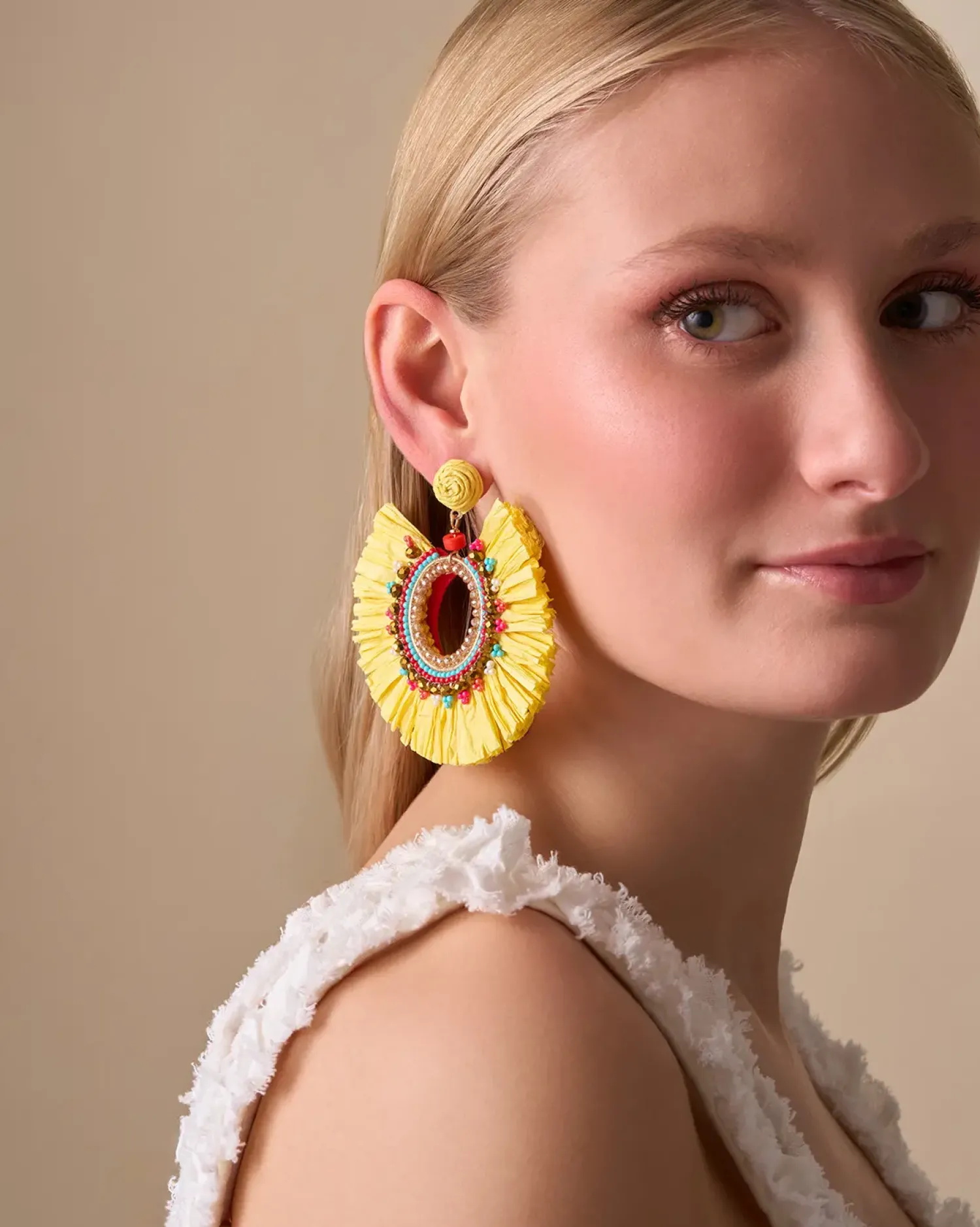 Hot Bijou Brigitte Orecchini a perno - Golden Sunshine