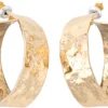 New Bijou Brigitte Orecchini a perno - Golden Swirl