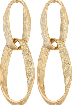 Clearance Bijou Brigitte Orecchini a perno - Golden Twist
