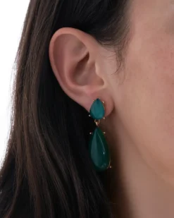 Online Bijou Brigitte Orecchini a perno - Green Spirit