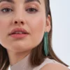 New Bijou Brigitte Orecchini a perno - Green Waterfall
