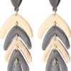 Clearance Bijou Brigitte Orecchini a perno - Grey Bones