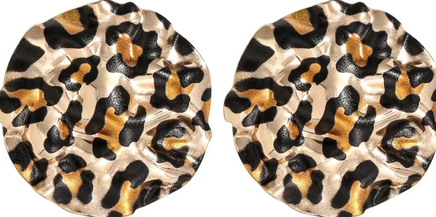 Discount Bijou Brigitte Orecchini a perno - Hammered Leo
