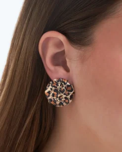 Discount Bijou Brigitte Orecchini a perno - Hammered Leo
