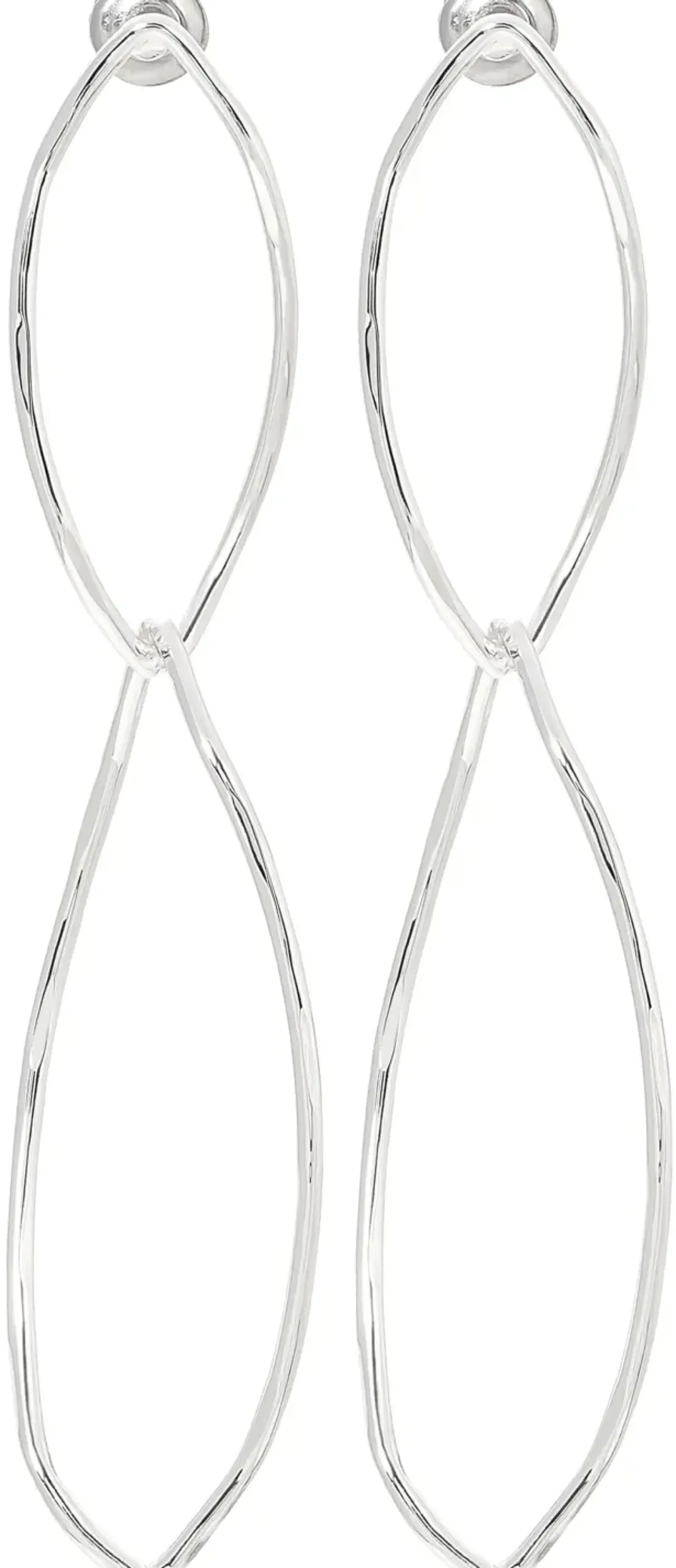 Bijou Brigitte Orecchini a perno - Hammered Ovals