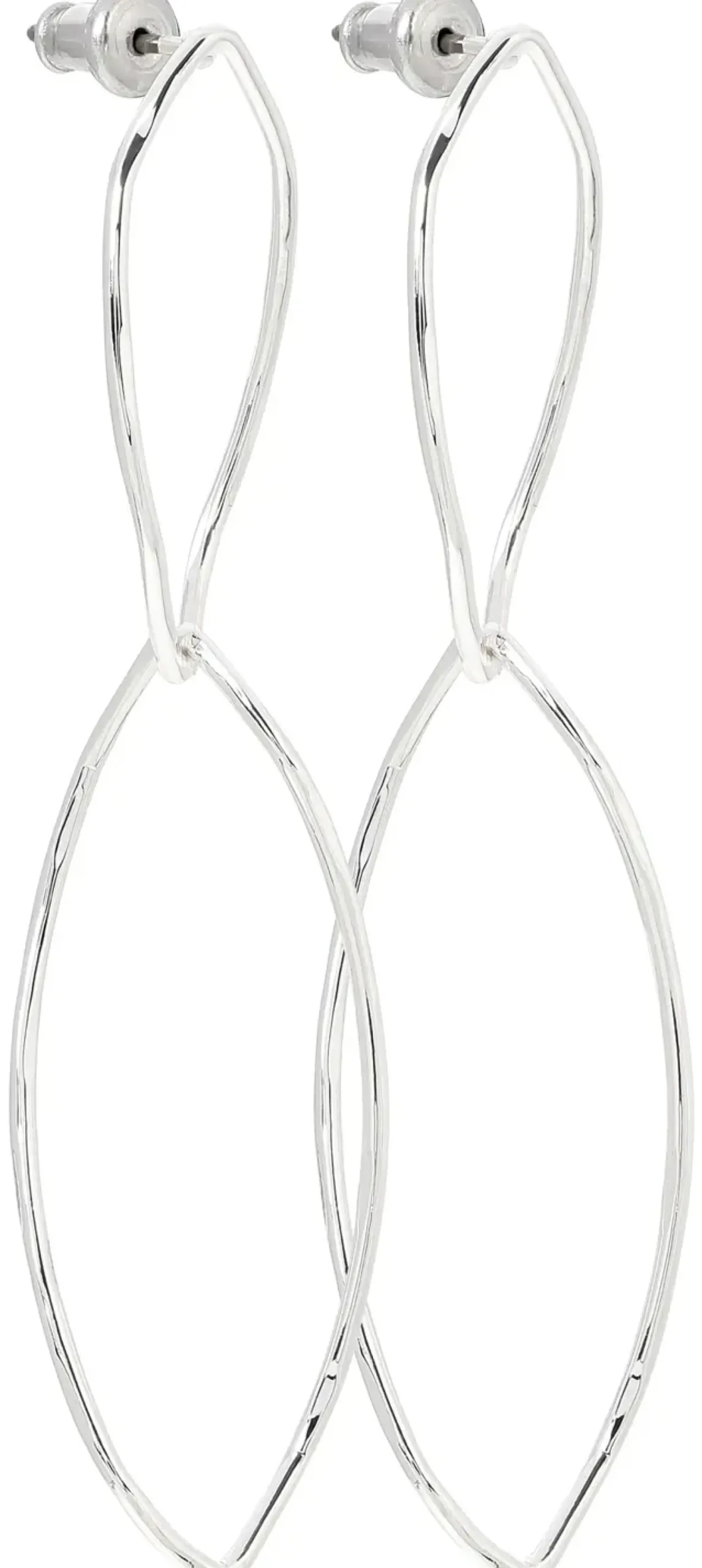Bijou Brigitte Orecchini a perno - Hammered Ovals