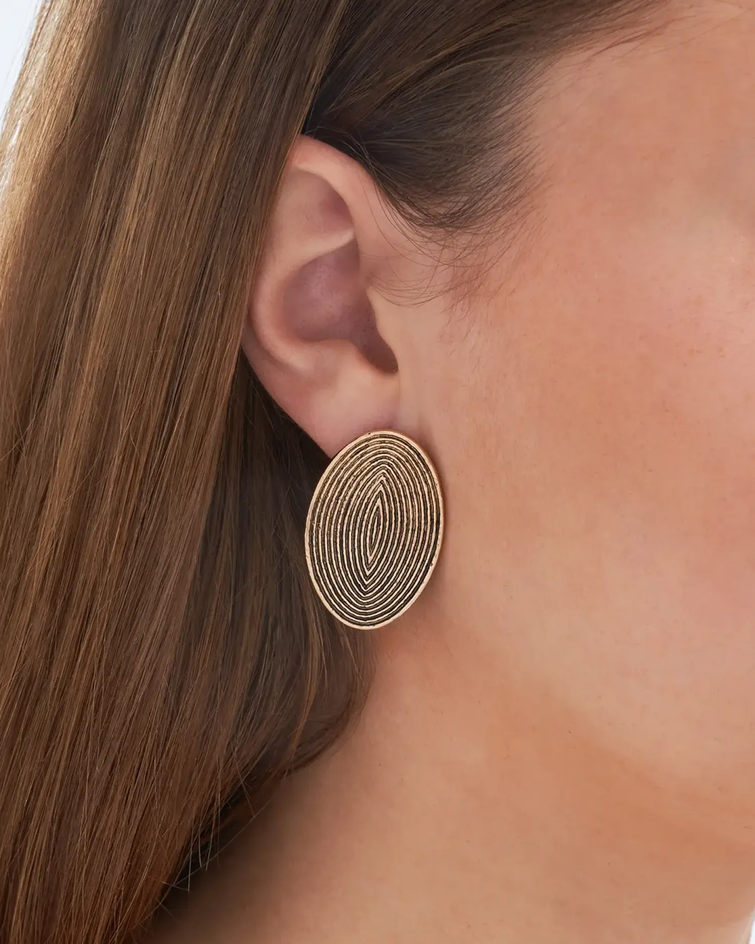 Sale Bijou Brigitte Orecchini a perno - Old Oval